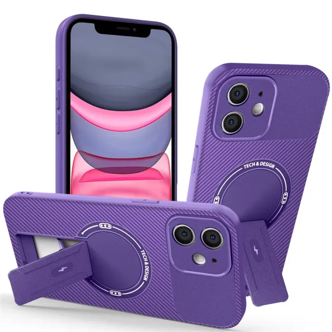 Coque iPhone 11 Carbone avec Support | PILOTE