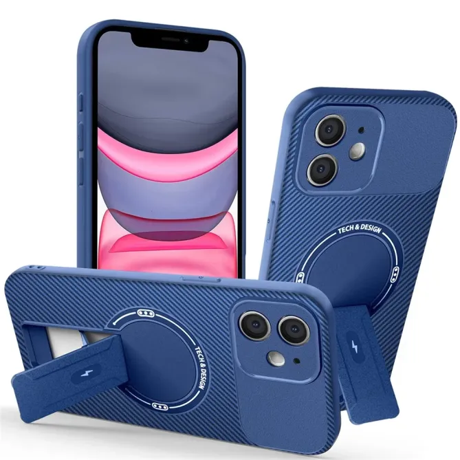Coque iPhone 11 Carbone avec Support | PILOTE