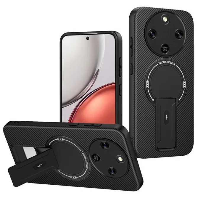 Coque Honor Magic 8 Lite / X9d 5G Carbone avec Support | PILOTE