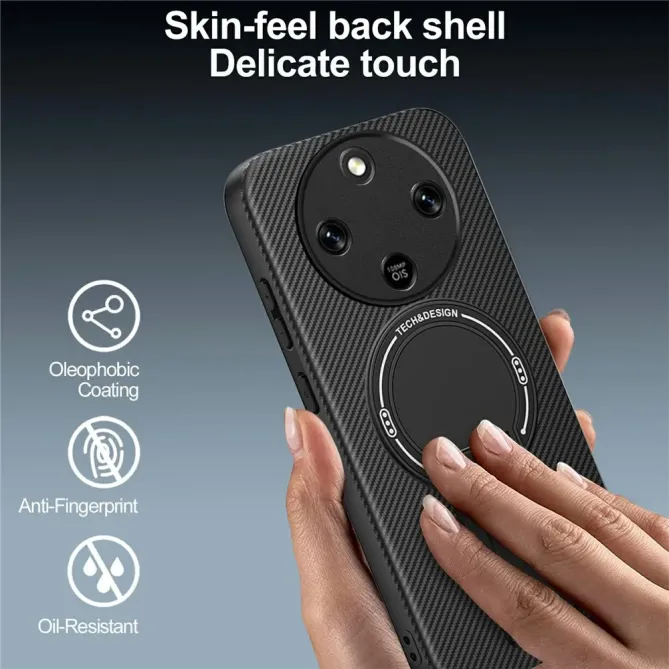 Coque Honor Magic 8 Lite / X9d 5G Carbone avec Support | PILOTE