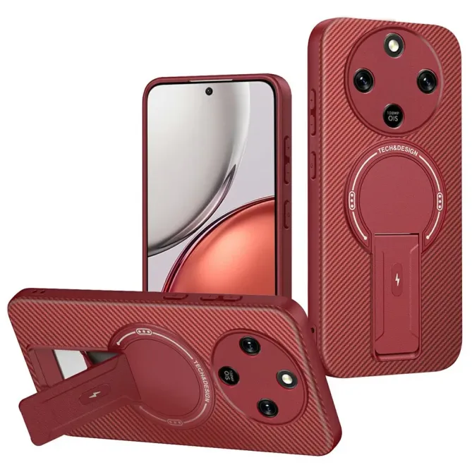 Coque Honor Magic 8 Lite / X9d 5G Carbone avec Support | PILOTE