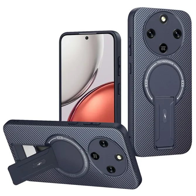 Coque Honor Magic 8 Lite / X9d 5G Carbone avec Support | PILOTE