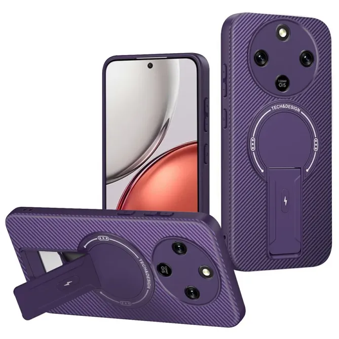 Coque Honor Magic 8 Lite / X9d 5G Carbone avec Support | PILOTE
