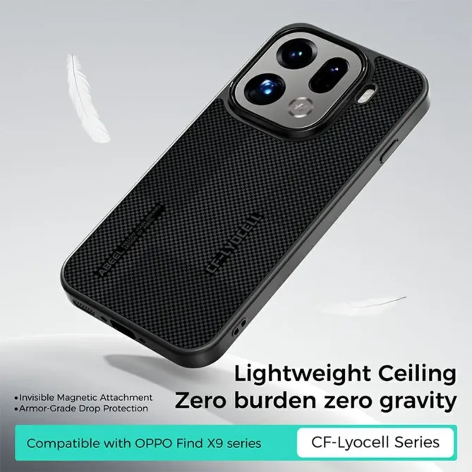 Coque Oppo Find X9 Pro 5G carbone MagSafe microfibre | No 3