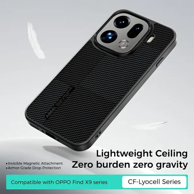 Coque Oppo Find X9 Pro 5G carbone MagSafe microfibre | No 2