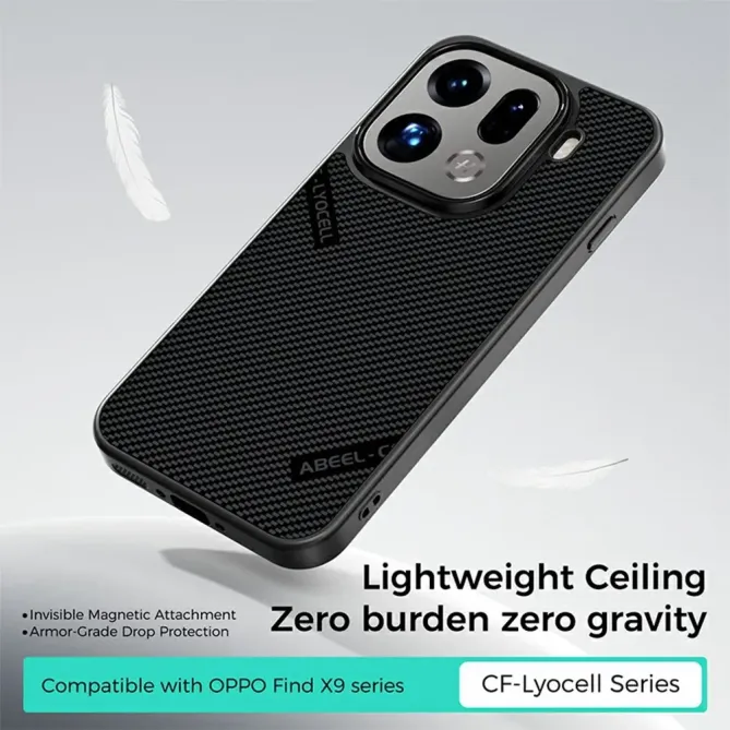 Coque Oppo Find X9 Pro 5G carbone MagSafe microfibre | No 1