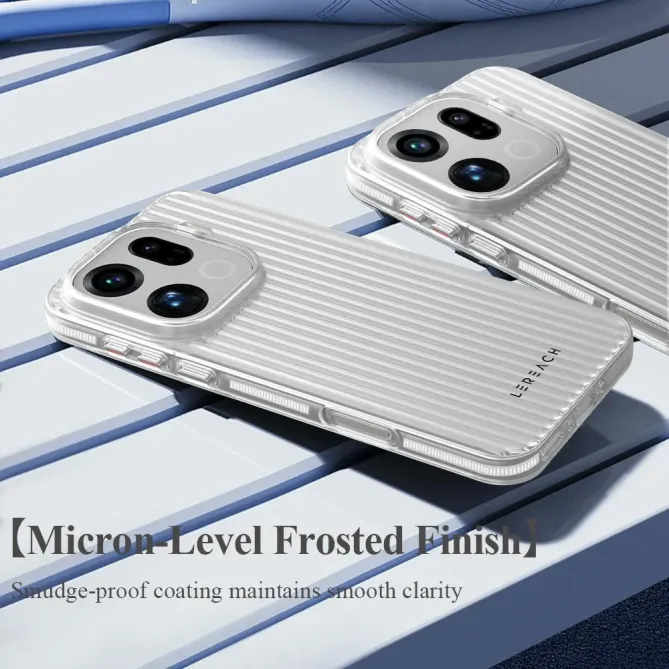Coque Oppo Find X9 Pro 5G Striée Fumé | PRISME