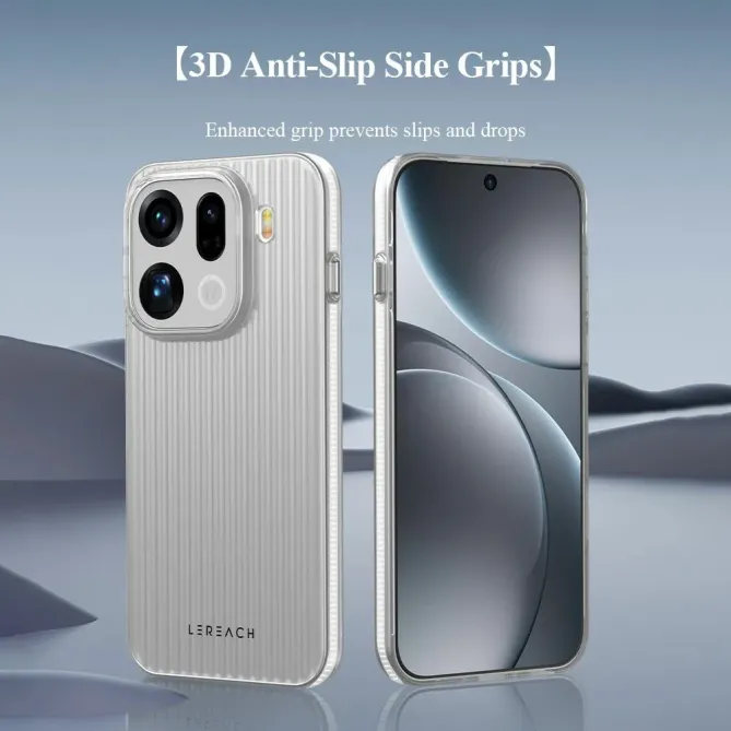 Coque Oppo Find X9 Pro 5G Striée Fumé | PRISME