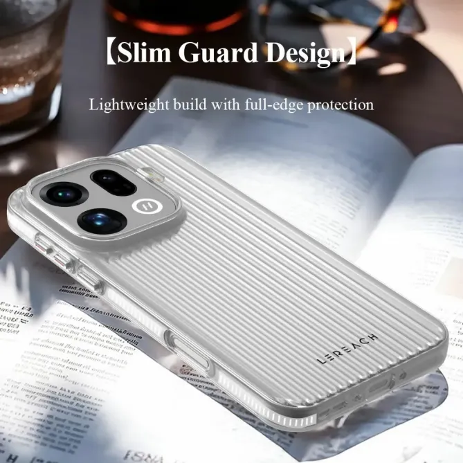 Coque Oppo Find X9 Pro 5G Striée Fumé | PRISME