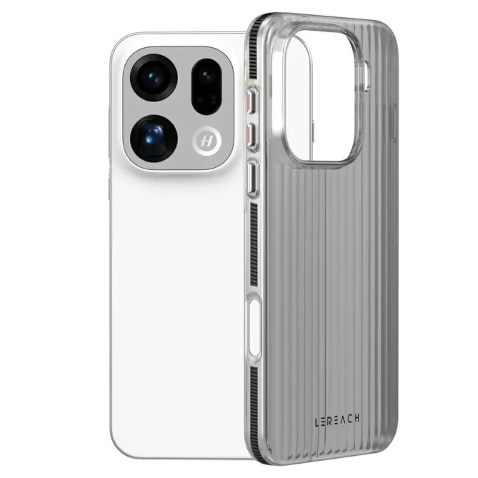 Coque Oppo Find X9 Pro 5G Striée Fumé | PRISME