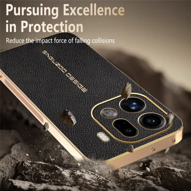 Coque Oppo Find X9 Pro Simili Cuir Grainée | VENDÔME