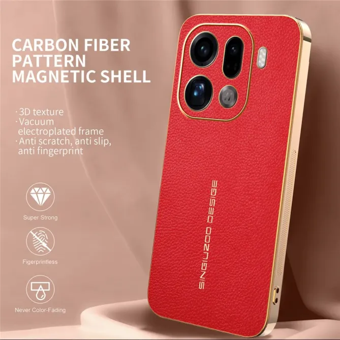Coque Oppo Find X9 Pro Simili Cuir Grainée | VENDÔME