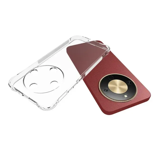 Pack Honor Magic 8 Lite / X9d 5G | Coque Coins Renforcés Transparente avec 2 Verres Trempés - photo 3