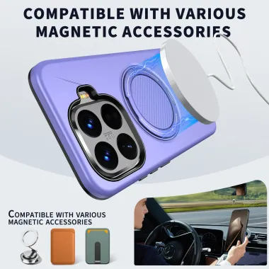 Coque Xiaomi 15T Pro Antichoc avec Anneau 360 Degrés | AXIS Violet clair - photo 7