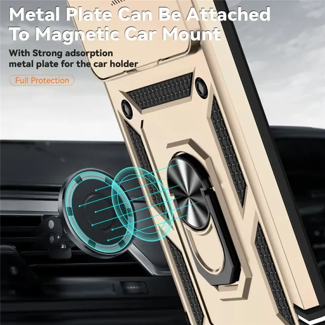 Coque Xiaomi 15T Pro Texture Respirante Anneau Support & Cache Caméra