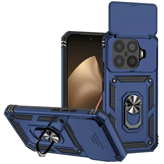 Coque Xiaomi 15T Pro Texture Respirante Anneau Support & Cache Caméra