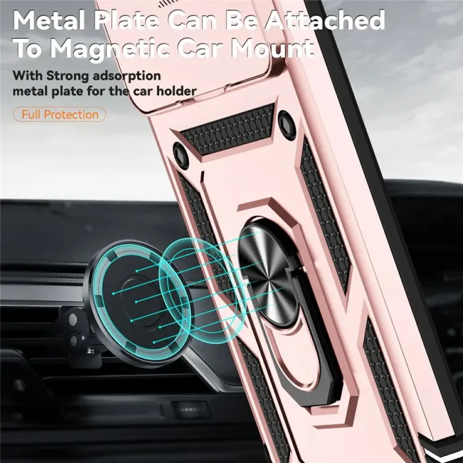 Coque Xiaomi 15T Pro Texture Respirante Anneau Support & Cache Caméra