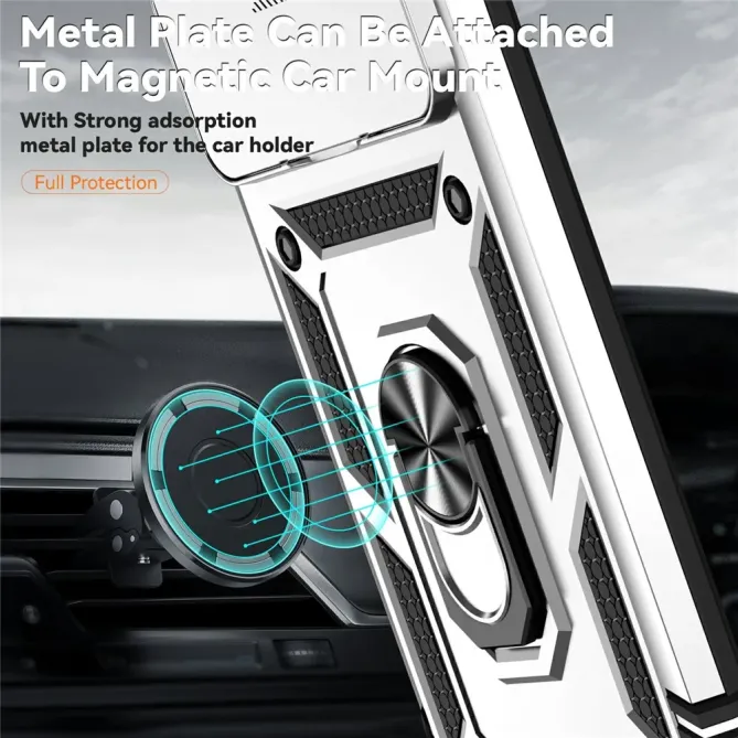 Coque Xiaomi 15T Pro Texture Respirante Anneau Support & Cache Caméra