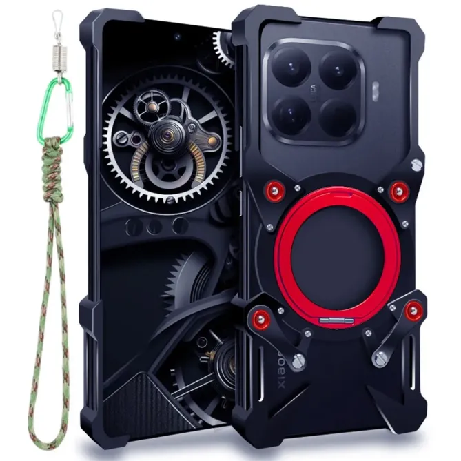 Coque Xiaomi 15T Pro Bumper Résistant avec Anneau