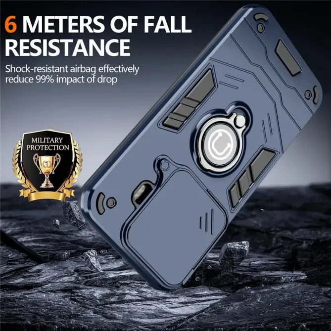 Coque Xiaomi 15T Pro Antichoc avec Cache Caméra et Anneau