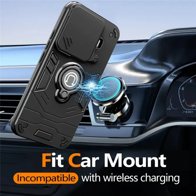 Coque Xiaomi 15T Pro Antichoc avec Cache Caméra et Anneau