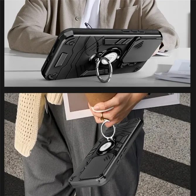 Coque Xiaomi 15T Pro Antichoc avec Cache Caméra et Anneau