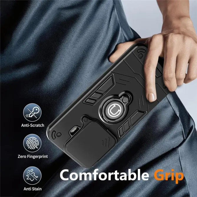 Coque Xiaomi 15T Pro Antichoc avec Cache Caméra et Anneau