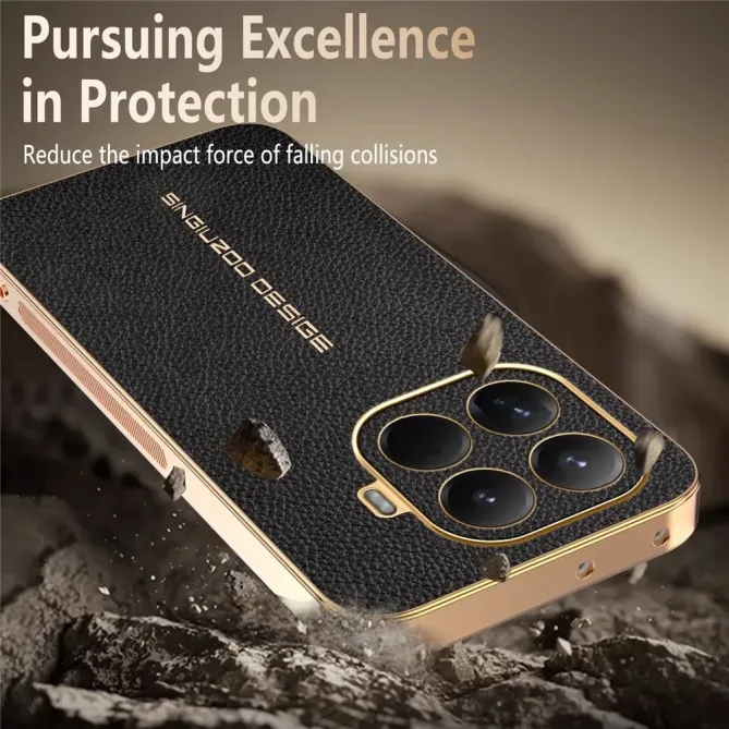 Coque Xiaomi 15T Pro Simili Cuir Grainée | VENDÔME