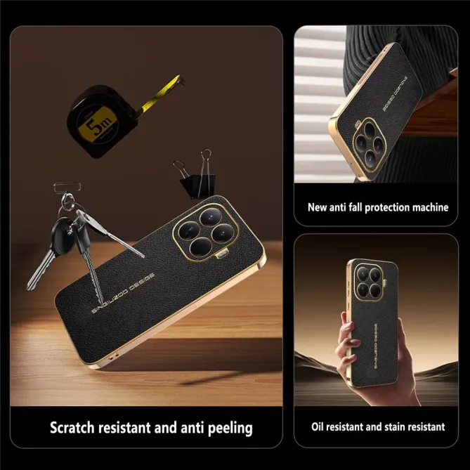 Coque Xiaomi 15T Pro Simili Cuir Grainée | VENDÔME