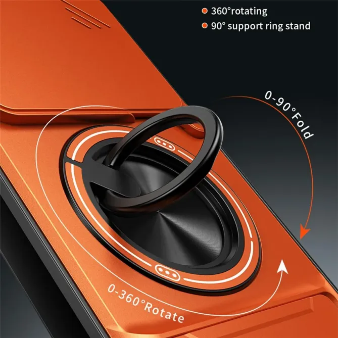 Coque Xiaomi 15T Pro Magnétique Anneau Support et Cache Caméra Couliss