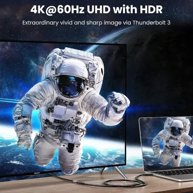 Rallonge USB-C UGREEN 0.5m PD 100W Charge Rapide Transfert