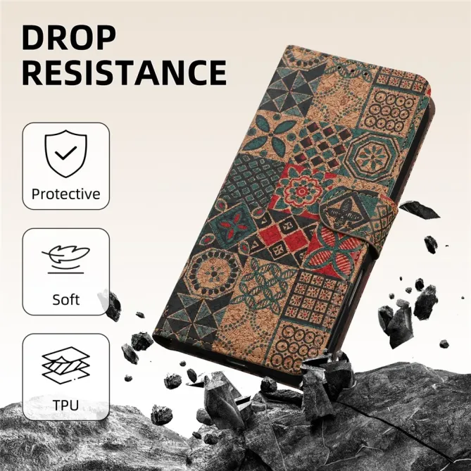 Housse Xiaomi Redmi Note 15 Pro Plus / Poco M8 Pro 5G Motif Patchwork 