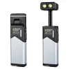 Lampe LED Travail Rechargeable Télescopique avec Charge Type-C