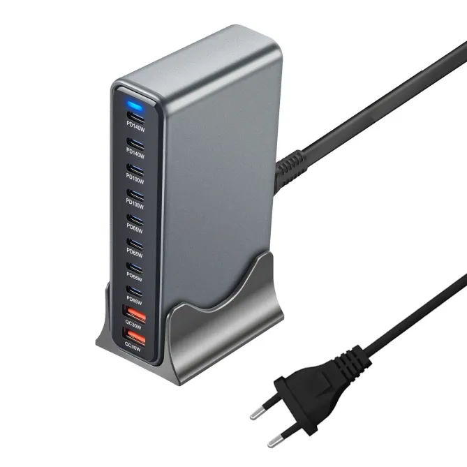 Station Charge Bureau GaN 800W Multi-Ports USB-C 140W + USB-A