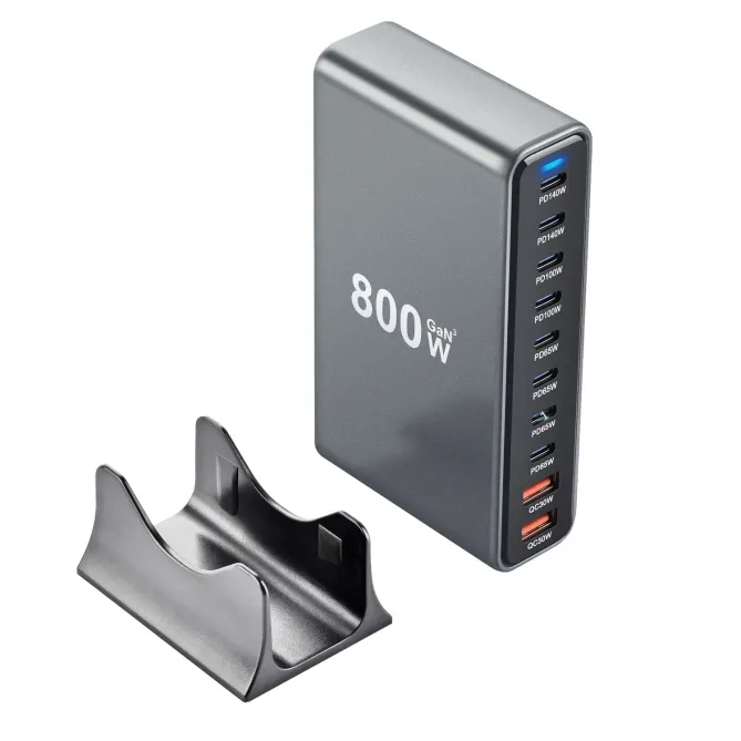 Station Charge Bureau GaN 800W Multi-Ports USB-C 140W + USB-A