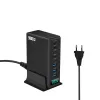 Station Charge GaN 380W Affichage Digital 8 Ports USB-C + USB-A