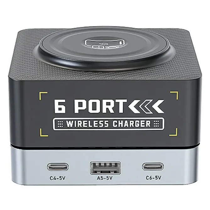 Station Charge 7en1 80W Chargeur Bureau Sans Fil