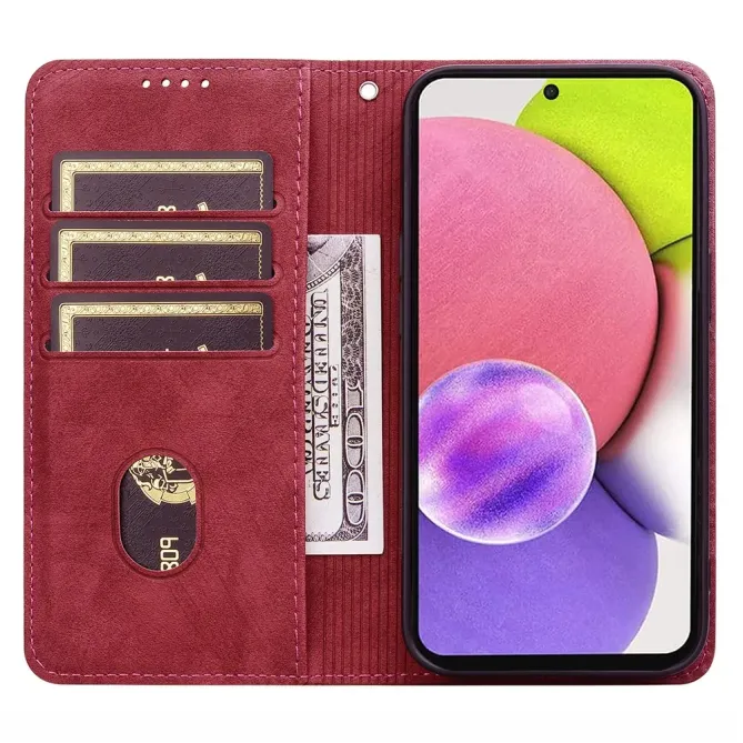 Housse Samsung Galaxy A36 5G / A56 5G Portefeuille avec Dragonne | RYM
