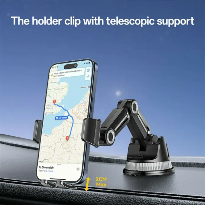 Support Voiture Ventouse pour Smartphone 4.7-7.2"