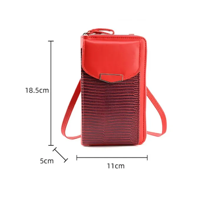 Sac Bandoulière Smartphone Multi-Poches avec Dragonne