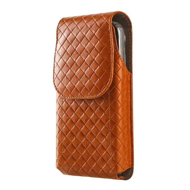 Étui Ceinture Universel Tressé Vertical pour Smartphone jusqu'à 6.5 po