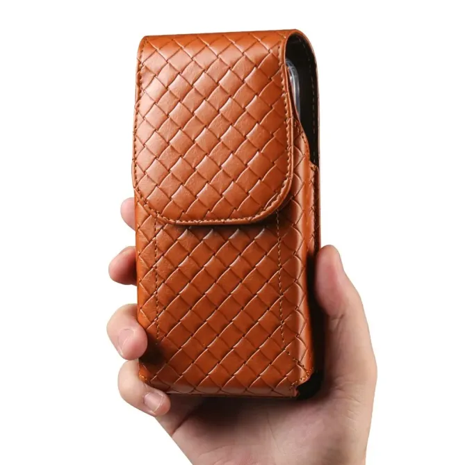 Étui Ceinture Universel Tressé Vertical pour Smartphone jusqu'à 6.5 po