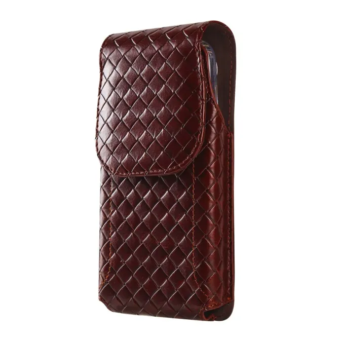 Étui Ceinture Universel Tressé Vertical pour Smartphone jusqu'à 6.5 po