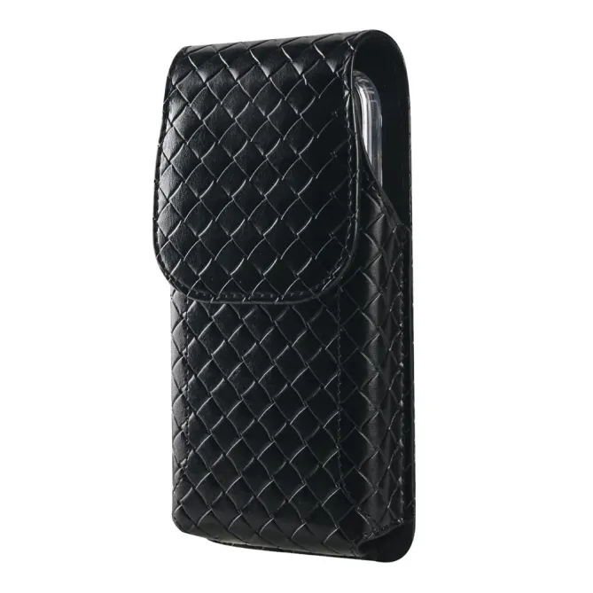 Étui Ceinture Universel Tressé Vertical pour Smartphone jusqu'à 6.5 po