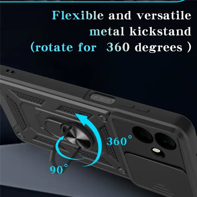 Coque Samsung Galaxy A07 Camera Slide Fonction Support