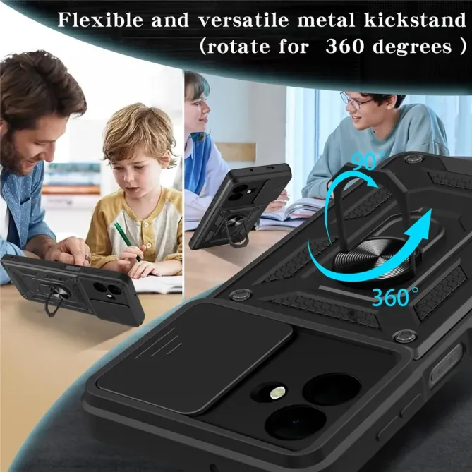 Coque Samsung Galaxy A07 Camera Slide Fonction Support