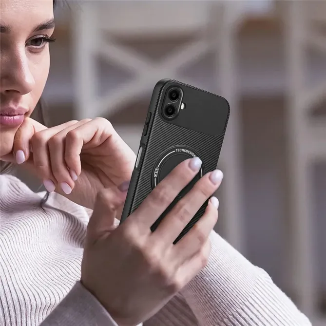 Coque Samsung Galaxy A07 Carbone avec Support | PILOTE
