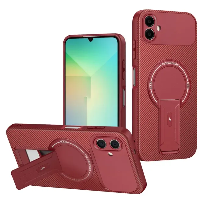 Coque Samsung Galaxy A07 Carbone avec Support | PILOTE