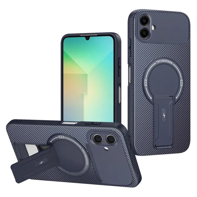 Coque Samsung Galaxy A07 Carbone avec Support | PILOTE
