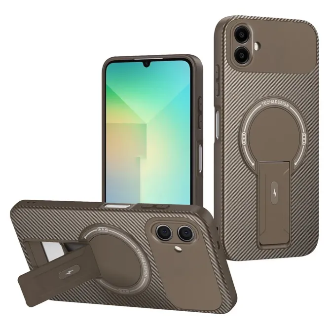 Coque Samsung Galaxy A07 Carbone avec Support | PILOTE